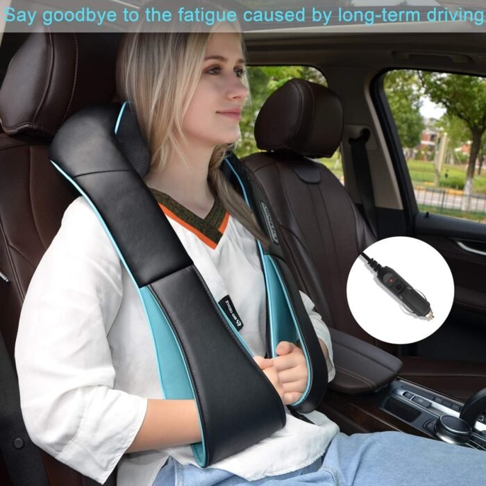 Mo Cuishle Shiatsu Neck and Shoulder Massager with Heat – Deep Kneading Massage for Relaxation – Ideal for Christmas, Mother's Day, Father's Day, Gifts for Men, Women, Mom and Dad - Image 5