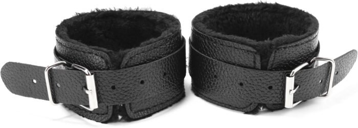 Sex Bondage BDSM Kit Restraints - Upgrade 10PCS Sets with Adjustable Handcuffs Collar Ankle Cuff Blindfold Feather Tickler Adult Games Sex Toys for Men Women and Couples Foreplay (Black) - Image 3
