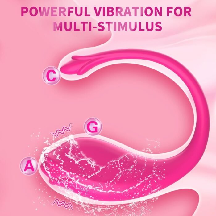 Remote Control Vibrator with App Couple Sex Toys - Wearable G Spot Female Vibrator for Vagina Anal Clitoris Stimulator, 9 Vibrations Long Distance Discreet Egg Vibrator Pink Rose Adult Toys for Women - Image 3