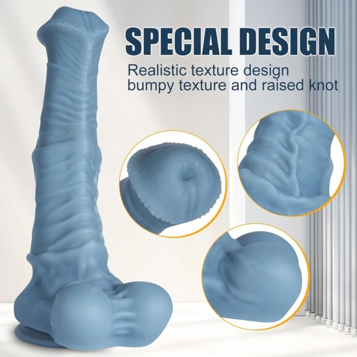 Monster Fantasy Horse Dildo, Giant Anal Dildo with Strong Suction Cup for Female Sex, Anal Toys for Gay Men, Adult Toys for Women Men - Image 3