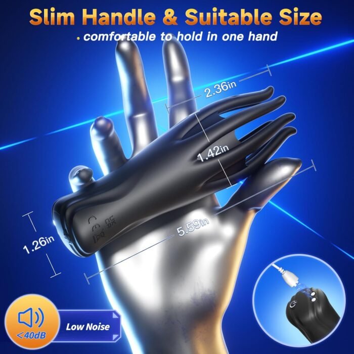 Male Masturbator Male Sex Toys for Men Adult Toys for Men with 10 Powerful Mens Male Penis Training Vibrator Stroker Sex Toy Masturbators Sex Machine 360 Training Wrap Adult Sex Toys & Games - Image 7