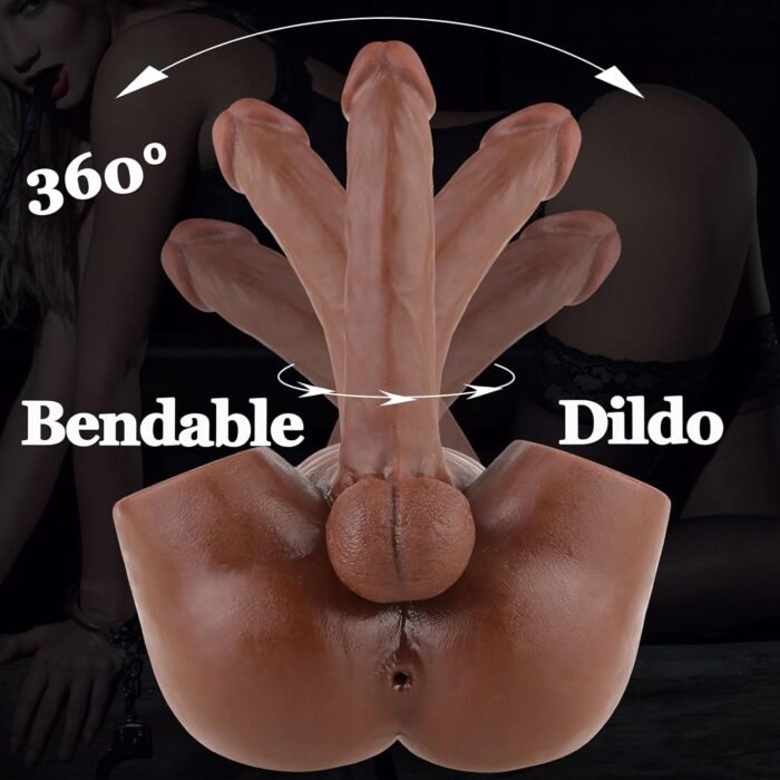 8LB Male Sex Doll with Flexible Dildo Realistic Sex Huge Cock, Torso Sex Dolls for Women 7.9 in Cock Female Masturbation Unisex Masturbator Tight Anal Adult Toy for Men Couple Women Gay Sex Toy - Image 2