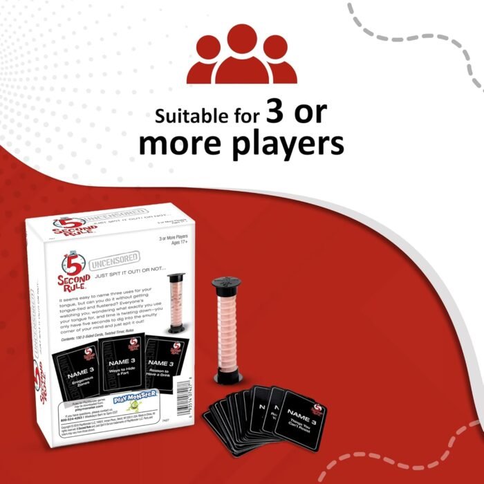 5 Second Rule Uncensored - Fun Card Game for Game Night with Friends - for Ages 17 and Up - Image 6