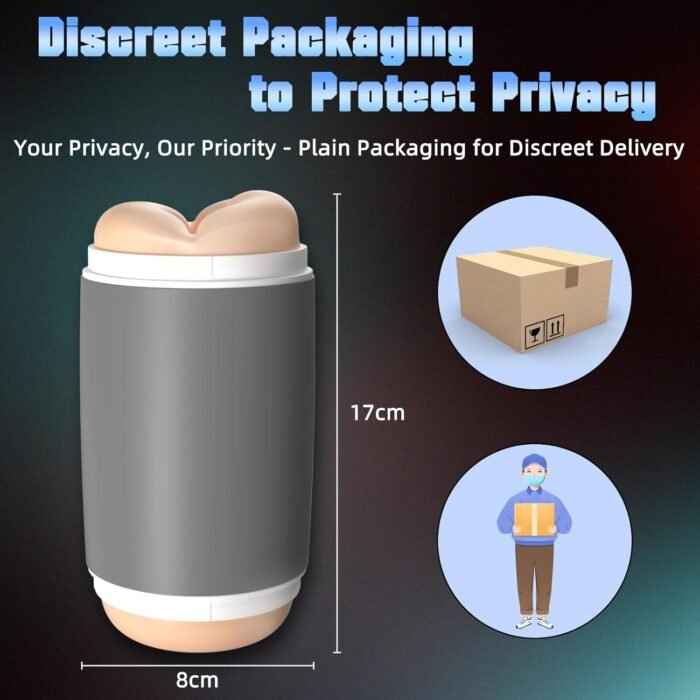 Male Masturbator Sex Toys for Men - Dual Open Ended Stroker Penis Training Device, Hands-Free Blowjob Masturbation Cup, Full-Tunnel Design, Extender for Prolong Endurance Adult Sex Toys & Games - Image 4