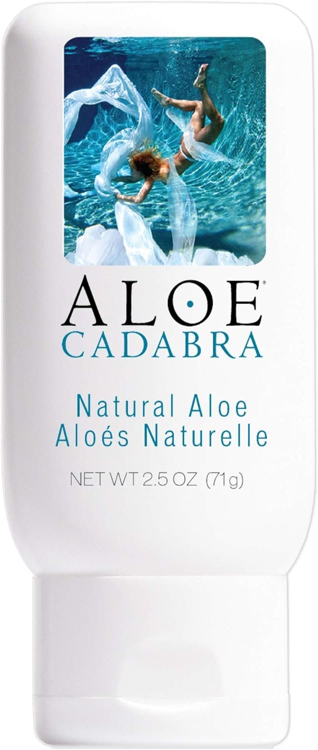 Aloe Cadabra Natural Water Based Personal Lubricant and Vaginal Moisturizer, Organic Aloe Lube for Men, Women and Couples, Non-Staining, pH Balanced (Unscented 2.5 Ounces, 1 Pack) - Image 2