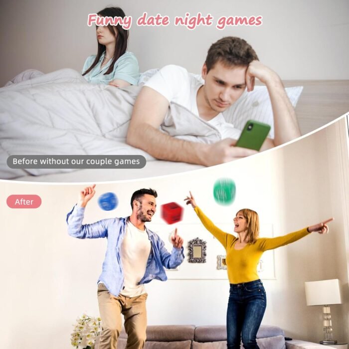 Sex Game Sex Dice, Couples Sex Toys Glow in The Dark Positon Dice for Date Night Sex Games, Romantic Anniversary Valentines Gifts Adult Couple Games 5 Dices for Adults Sex Games for Couples - Image 5
