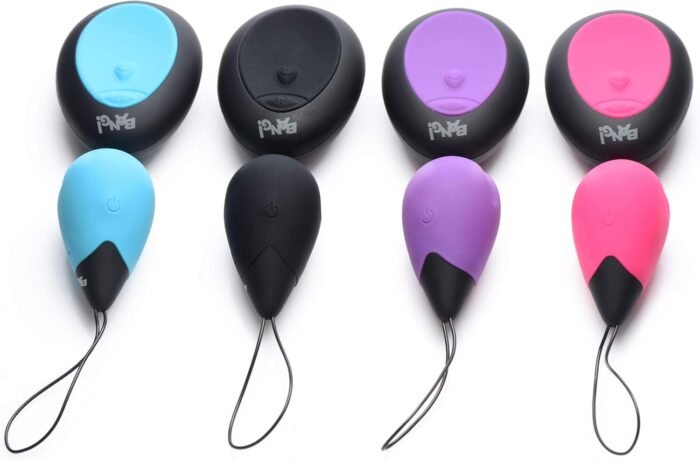 10X Silicone Vibrating Egg - Purple - Image 3