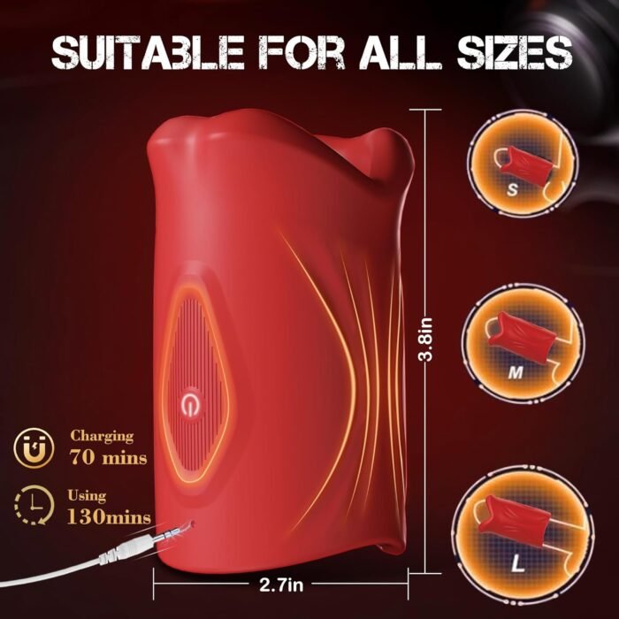 Male Sex Toys for Men Male Masturbator Adult Toys Open-Ended Penis Training Vibrator with APP & 9 Vibrations, Male Sex Toy Blowjob Machine Penis Extender for Prolong Endurance Adult Sex Toys & Games - Image 4
