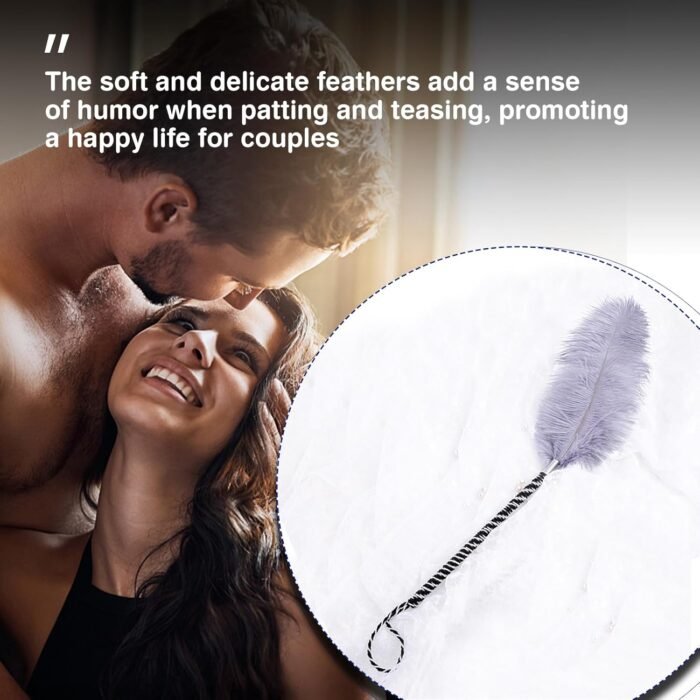 SM Feather Ticklers Teasers Couples Tickle Props Feathers Flirting Tickler Adult Toy Sex Feather Toy for Teasing Sex Toy - Image 2