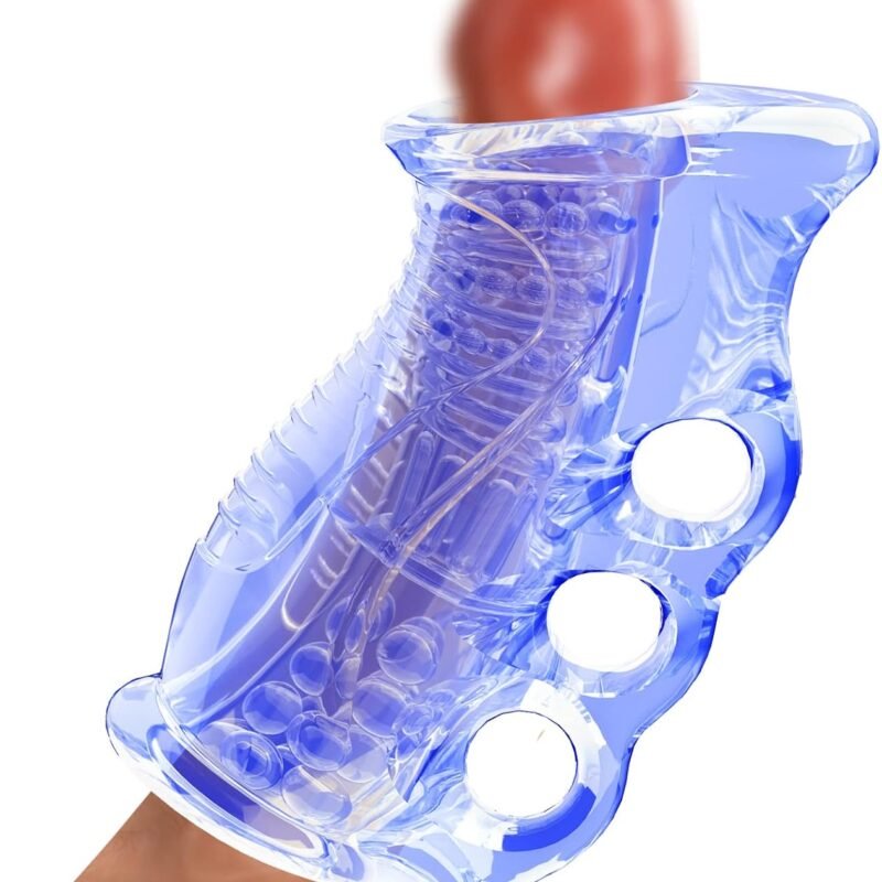 Male Masturbator Sex Adult Toys Pocket Pussy Stroker, Anal Doll Ass for Men Masturbation Oral Handjob Glans Training Tool Penis Trainer Massager Open-Ended Sleeve Blowjob Toy