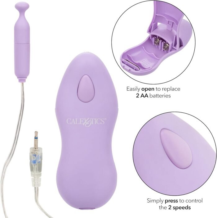 CalExotics Dr. Laura Berman Intimate Basics Mimi - Waterproof Bullet Vibrator - Adult Toys for Couples - Pocket Massager - Purple - Image 4