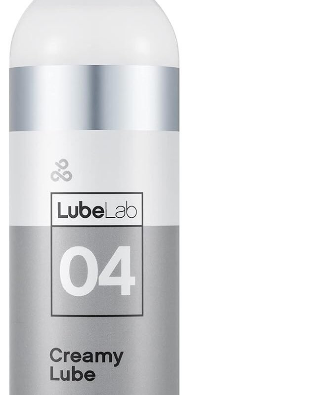 Water-Based Thick Creamy White Lube, Unscented 8.3 Fl. Oz Hypoallergenic Smooth Slippery Lubricant for Couples, Made in USA, Package May Vary
