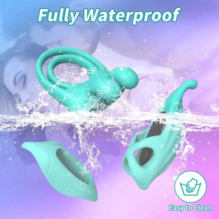Vibrating Cock Ring 3 Pcs Couples Sex Toys with App Remote Control Clitoral Stimulator Panty Vibrator Finger Vibrator Mini Bullet Vibrator Pleasure Penis Ring Vibrator Adult Sex Toys for Women - Image 6