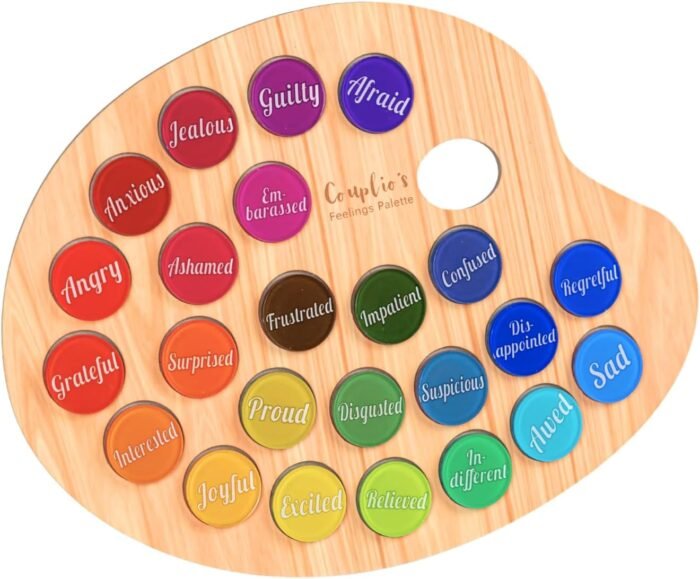 Feelings Palette – Couple Games for Date Night Ideas - Intimacy Relationship - Conversation Starters and Deep Connection Board Game - Question Card Games for 2 Players, Romantic Couple Gifts - Image 8