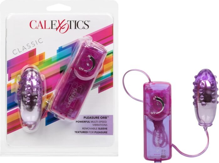 CalExotics Pleasure Orb Vibrating Egg, Purple (1126-14-3)