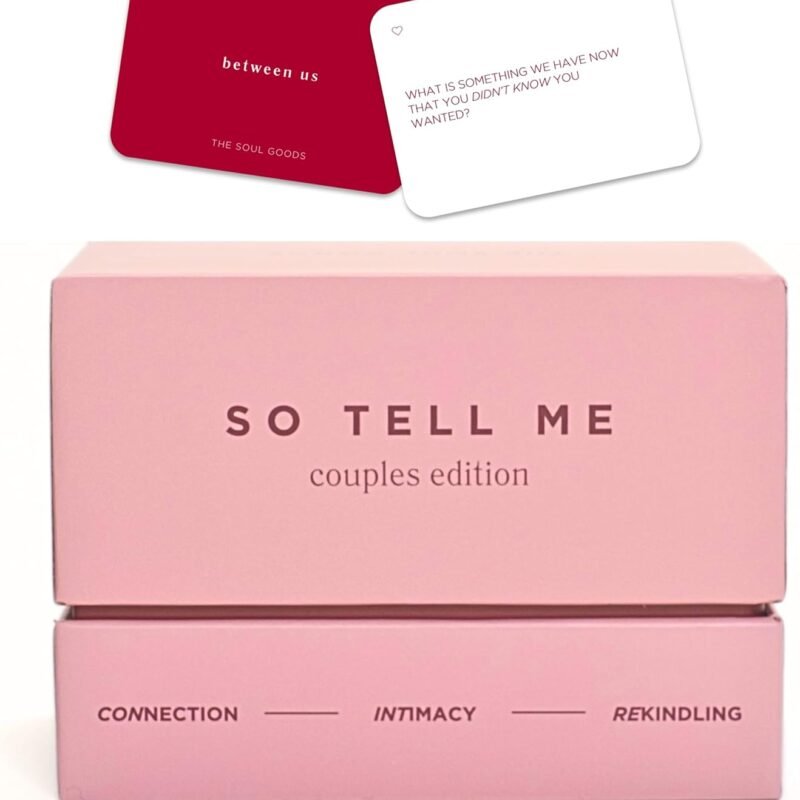 So Tell Me Couples Edition: Deep Conversation Game For Intimacy, Understanding & Connection | 150 Meaningful Questions for Relationships, Newlyweds, Date Nights | Romantic Gift for Couples