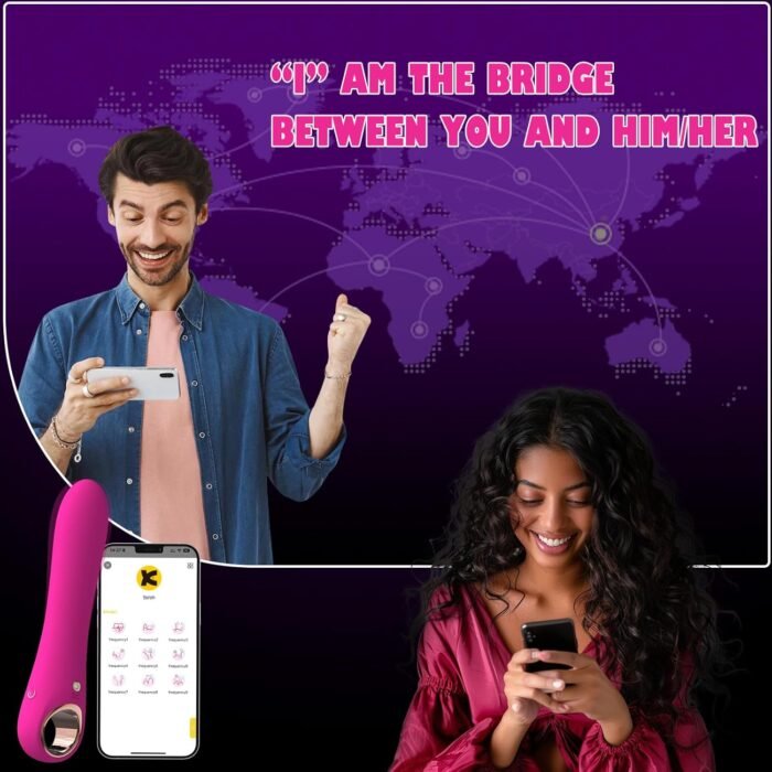 Adult Sex Toys Dildo - APP Control G Spot Dildos Vibrator for Woman, Clitoral Stimulator with 10 Vibration Modes, Adult Toys for Women and Couples(APP Pink) - Image 3