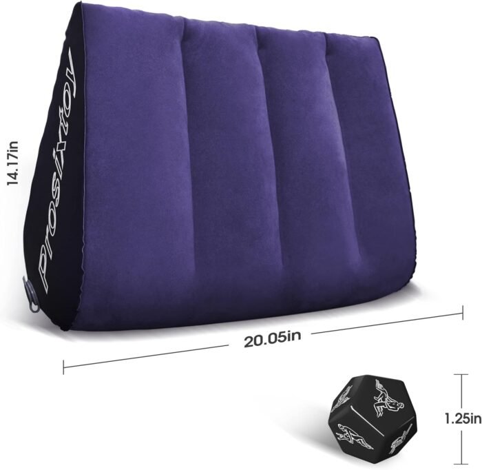 Sex Toys Couples Pillow Dice Game-for Sex Position Cushion Inflatable Ramp Positioning for Deeper Position Support Pillow Men Women Couples - Image 5