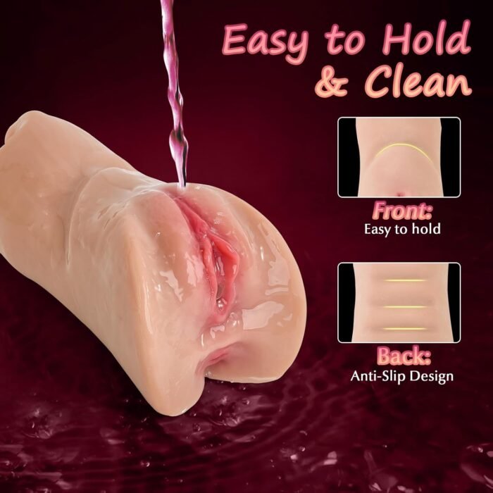 3 in 1 Male Masturbator Adult Sex Toys - 3D Textured Pocket Pussy Male Sex Toys for Men with Soft Mouth Realistic Vagina and Tight Anus, Male Stroker Blowjob Deep Throat Sex Doll for Man Masturbation - Image 6