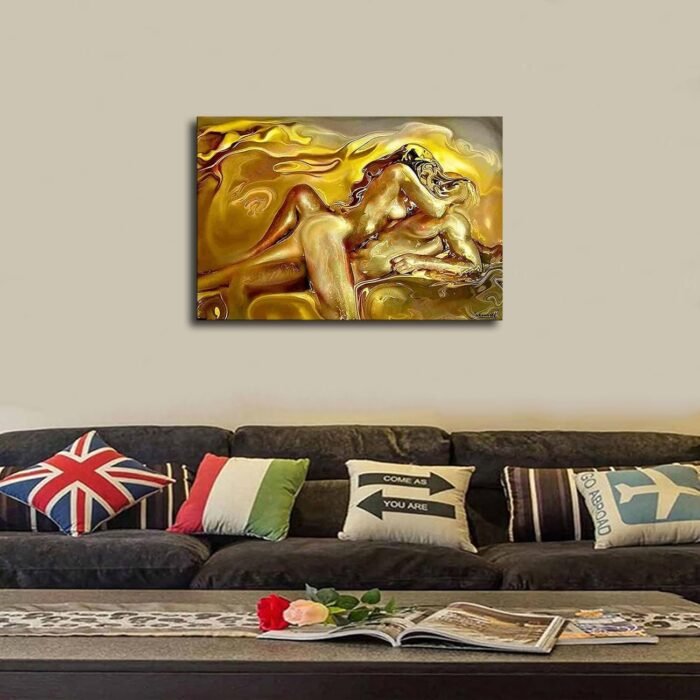 Sex Erotic Mature Nude Women Sensual Modern Art Oil Painting Original Erotic Art Sex Wall Art Bedroom Decor Sex Art Gift for Her Female Nude (20×30inch,Unframed) - Image 6