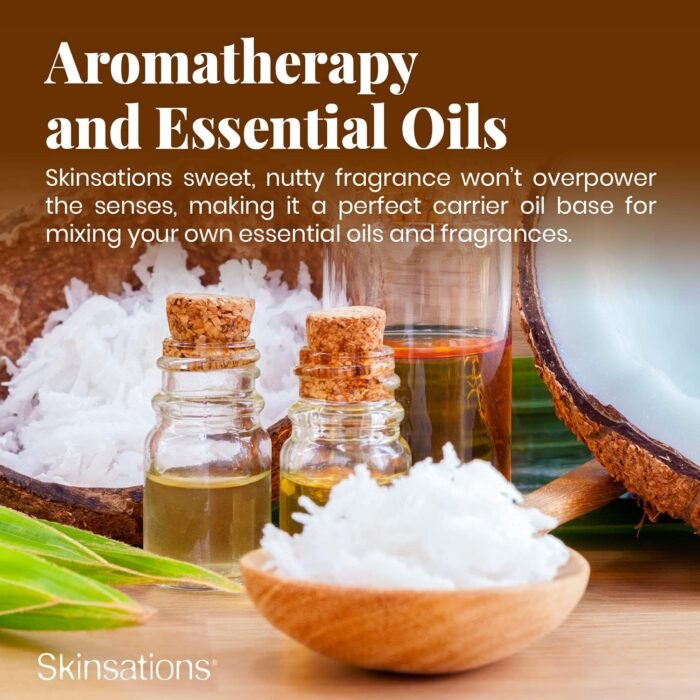 Skinsations - Unscented Massage Oil for Massage Therapy - 8oz | Silky-Soft Blend of Sweet Almond Oil, Fractionated Coconut Oil, Grape Seed and Jojoba | Fragrance-Free Body Oil, Gift Ideas - Image 8