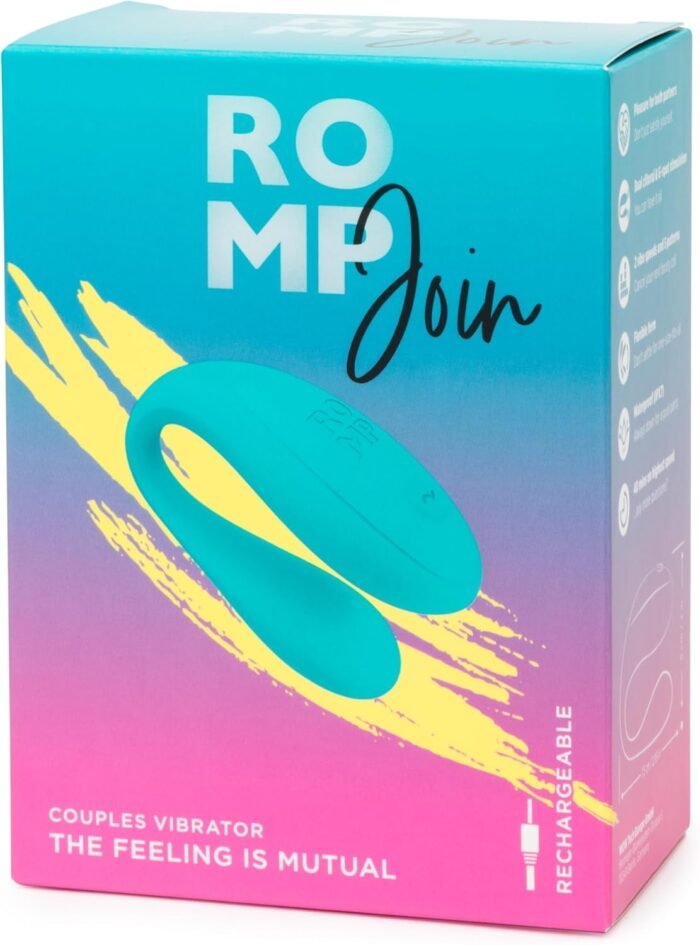 ROMP Join Couples Vibrator | Adult Sex Toy with Dual Stimulation | Wearable Vibrating G Spot & Clitoral Stimulator | Clit Massager with 2 Speeds & 5 Patterns | Waterproof & Rechargeable Couples Toy - Image 7