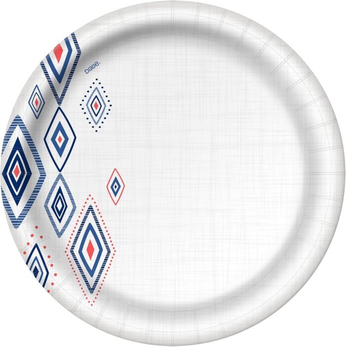 Dixie Large Paper Plates, 10 Inch, 204 Count, 2X Stronger*, Microwave-Safe, Soak-Proof, Cut Resistant, Disposable Plates For Everyday Breakfast, Lunch, & Dinner Meals - Image 2
