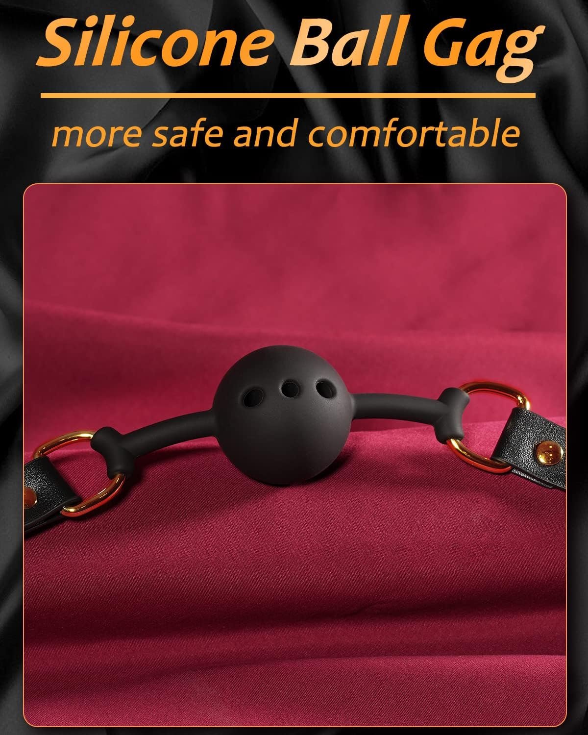 BDSM Sex Bondage Kit: Bondage Restraints 6Pcs Sex Toys Set for Sex, Sexual Handcuffs Ankle Bracelets an Blindfolds BDSM Adult Leather Restraint Set, Bondage Adult Kits BDSM Toys for Couple Sex - Image 5