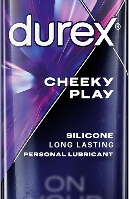 Durex Liquid Silicone Lube for Sex, Anal Lube & Sex Lube for Women, Men & Couples, Personal Lubricant for Anal Sex, Silky Smooth Personal Lube, Long Lasting Sex Lubricant, 3.38 fl oz, Clear