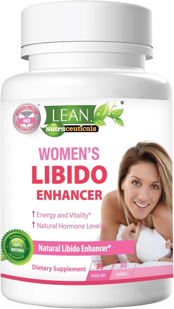Libido Booster for Women, Maca Root Fenugreek Tongkat Ali Horny Goat Weed Female Energy Enhancer, Hormone Harmony Balance Mood Support Menopause Panax Ginseng DHEA Boron Supplement Pills, 30 Capsules