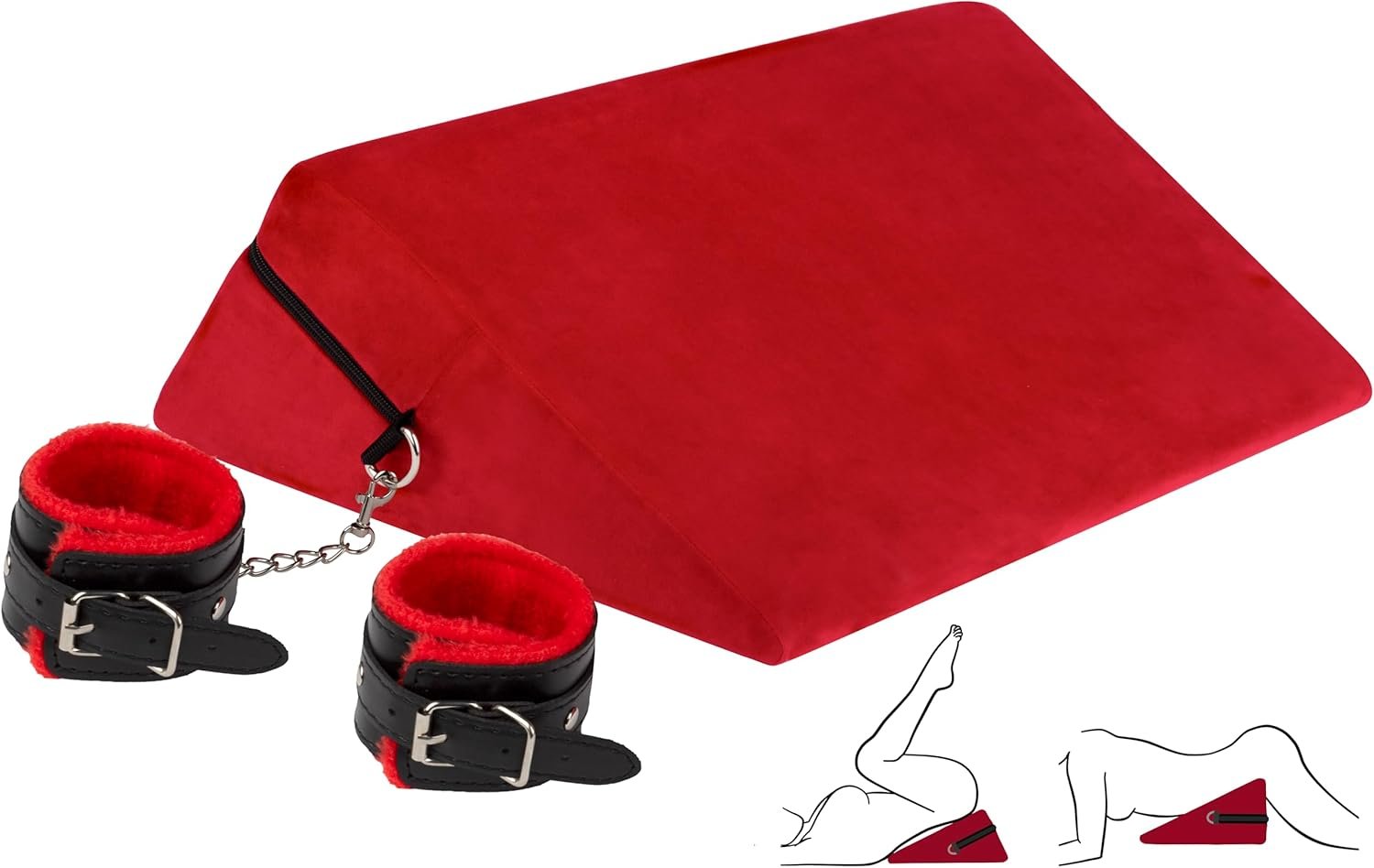 Sex Position Pillow Couple Sex Toys, Sex Funtiure Sex Pillow Sex Products for Adult Couples, Sex Cushion Sex Accessories Sex Handcuffs BDSM Kit