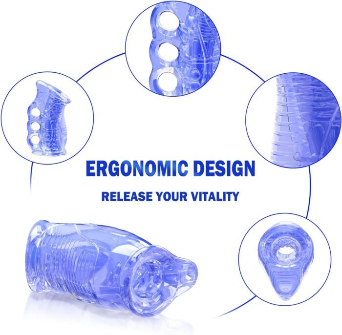 Male Masturbator Sex Adult Toys Pocket Pussy Stroker, Anal Doll Ass for Men Masturbation Oral Handjob Glans Training Tool Penis Trainer Massager Open-Ended Sleeve Blowjob Toy - Image 6
