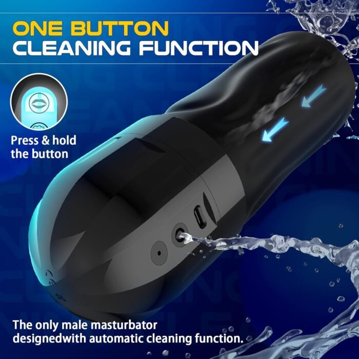 Male Adult Sex Toys for Men, Movakativ Sucking Male Masturbator Penis Pump with 10 Vibration & 5 Suction, Super Soft TPE Channel Vibrating Hands Free Male Masturbators Cup Men Sex Toy Machine - Image 6