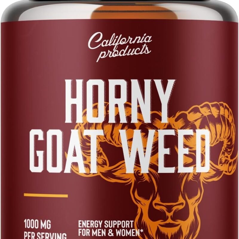 Horny Goat Weed Complex - Male Enhancement Pills and Natural Testosterone Booster for Men Male Performance Pre Workout Supplements Muscle Growth
