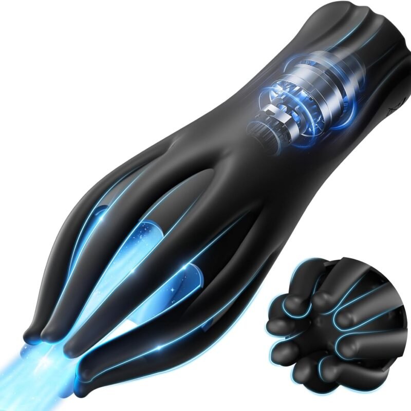 Male Masturbator Male Sex Toys for Men Adult Toys for Men with 10 Powerful Mens Male Penis Training Vibrator Stroker Sex Toy Masturbators Sex Machine 360 Training Wrap Adult Sex Toys & Games