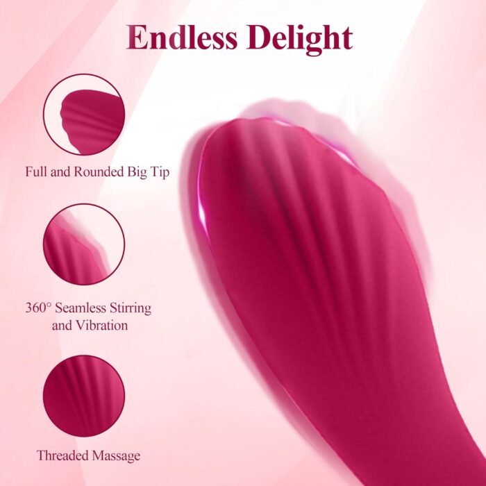 G Spot Dildo Vibrator, Vibrating Sex Toy for Clit & G-spot Double Stimulation, Adult Sex Toys Female Couples Play - Image 2