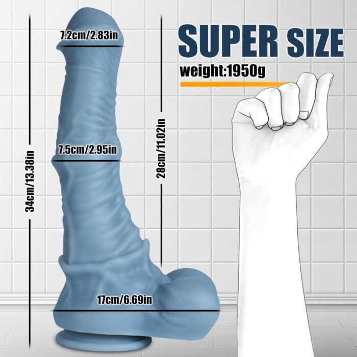 Monster Fantasy Horse Dildo, Giant Anal Dildo with Strong Suction Cup for Female Sex, Anal Toys for Gay Men, Adult Toys for Women Men - Image 5