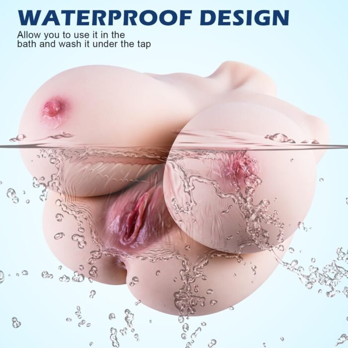 12.8lb Male Masturbator Adult Sex Doll with Big Boobs,3 in 1 Love Doll 3D Realistic Sex Dolls for Men,Pocket Pussy Adult Toys Stroker with Vagina Anal Breast Male Sex Toy (5KG) - Image 5