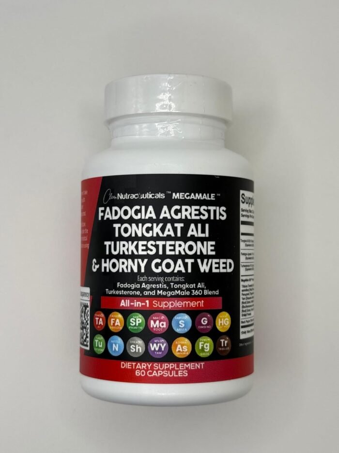 Clean Nutraceuticals Fadogia Agrestis Tongkat Ali Turkesterone Supplement with Horny Goat Weed, Saw Palmetto, Maca Root, Siberian Ginseng, Tribulus Terrestris, Fenugreek, Wild Yam - 60 Count - Image 6