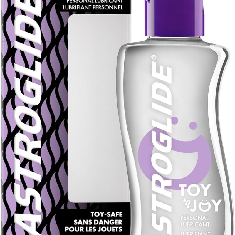 Astroglide Water Based Lube (5oz), Toy 'n Joy Personal Lubricant for Male and Female Sex Toys