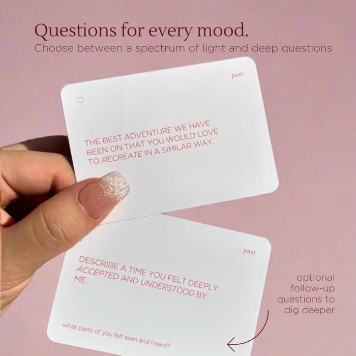 So Tell Me Couples Edition: Deep Conversation Game For Intimacy, Understanding & Connection | 150 Meaningful Questions for Relationships, Newlyweds, Date Nights | Romantic Gift for Couples - Image 7