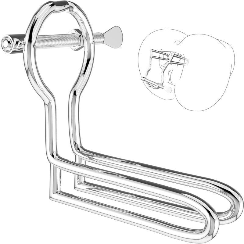 Adjustable Butt Plug - Analexpander Anal Expander - Personal Wand Massager - Stainless Steel Material Plugs - BDSM SM Adult Sex Toys for Men & Women