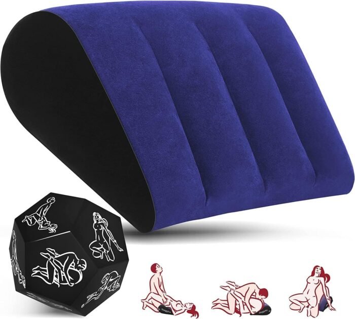 Sex Toys Couples Pillow Dice Game-for Sex Position Cushion Inflatable Ramp Positioning for Deeper Position Support Pillow Men Women Couples