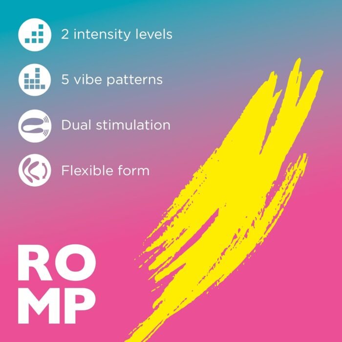 ROMP Join Couples Vibrator | Adult Sex Toy with Dual Stimulation | Wearable Vibrating G Spot & Clitoral Stimulator | Clit Massager with 2 Speeds & 5 Patterns | Waterproof & Rechargeable Couples Toy - Image 3