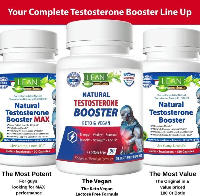 Testosterone Booster for Men over 50, Max Male Test Enhancing Pill, Libido Muscle Growth Super Workout Energy Supplement, Tongkat Ali, Tribulus, Maca Root, Horny Goat Weed, DHEA, Boron 90 Capsules - Image 8