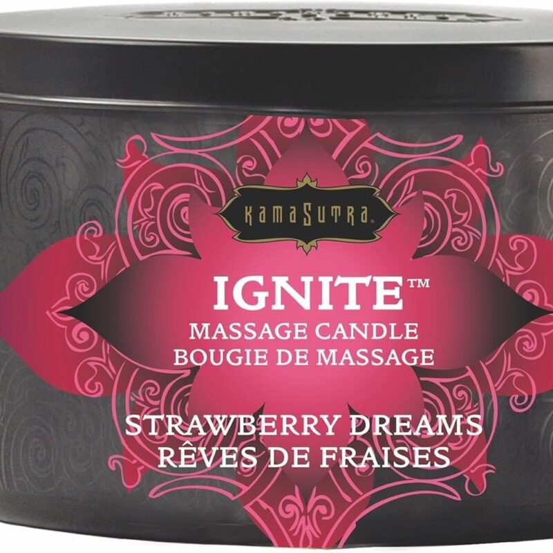 Kama Sutra Massage Candle Strawberry Dreams 6oz