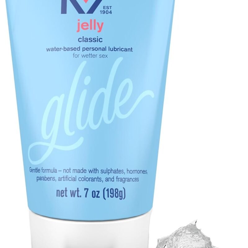 K-Y Jelly Classic Water-Based Personal Lubricant, Water Based Lube Helps Relieve Discomfort, 7 FL OZ