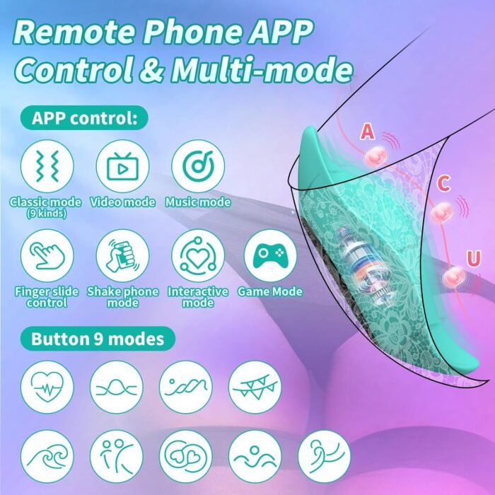 Vibrating Cock Ring 3 Pcs Couples Sex Toys with App Remote Control Clitoral Stimulator Panty Vibrator Finger Vibrator Mini Bullet Vibrator Pleasure Penis Ring Vibrator Adult Sex Toys for Women - Image 2