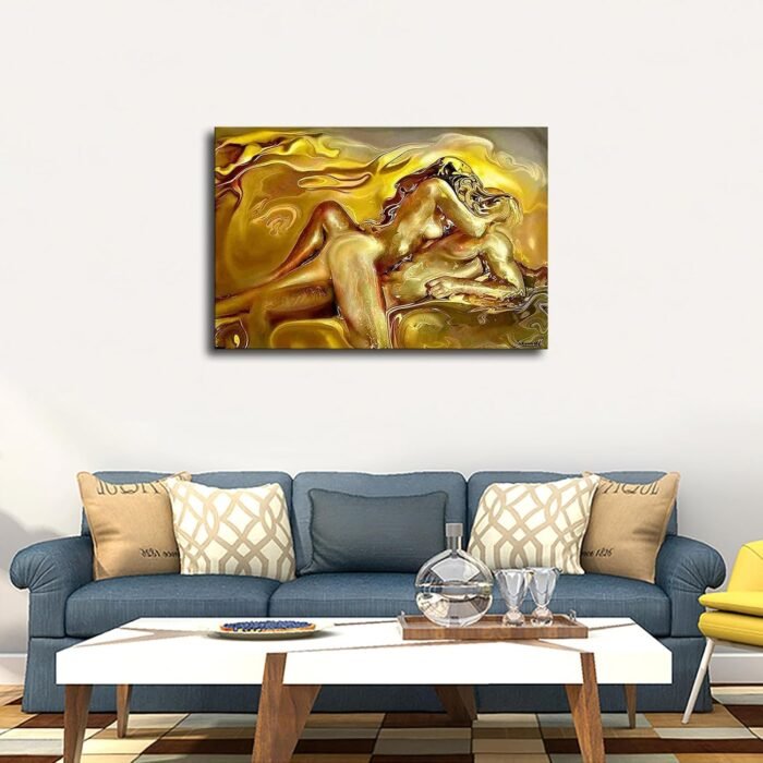 Sex Erotic Mature Nude Women Sensual Modern Art Oil Painting Original Erotic Art Sex Wall Art Bedroom Decor Sex Art Gift for Her Female Nude (20×30inch,Unframed) - Image 7
