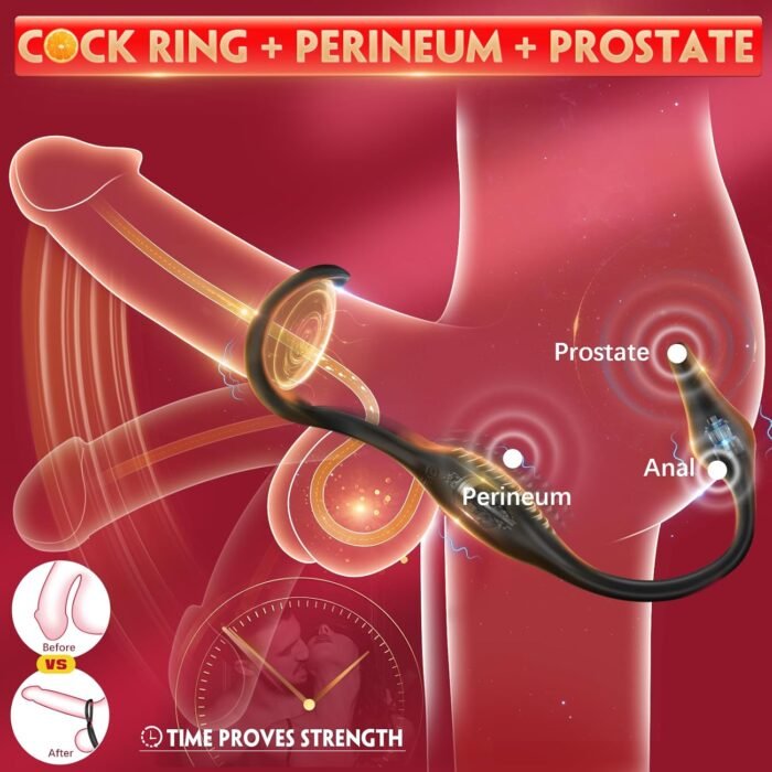 Male Sex Toy Prostate Massage - Powerful Precise Continuous Stimulate Prostate with 7 Modes APP Remote Control, Prostate Toy Male Vibrator Vibrating Penis Ring Dildo Adult Sex Toys for Couples Men - Image 2